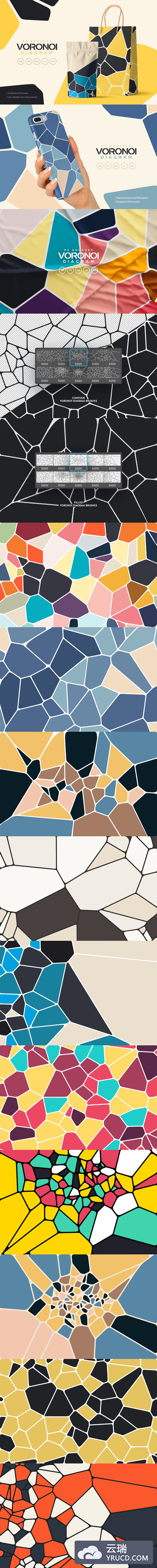 三角时尚几何背景纹理素材下载[Ai]