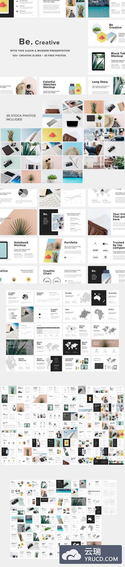 简洁新颖的时尚keynote PPT模板下载[key]