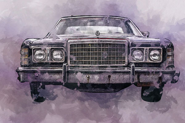 复古水彩飞溅绘画效果照片后期处理ps动作