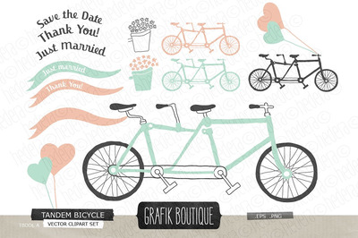 自行车飘带插画