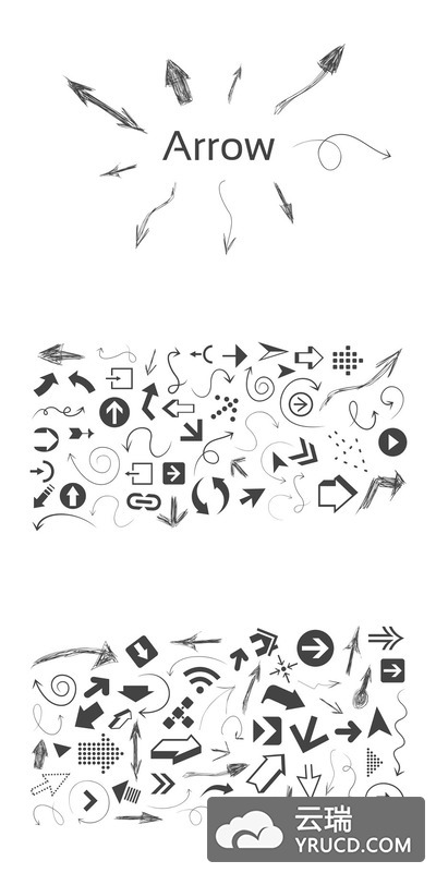 箭头素材插画 Arrow