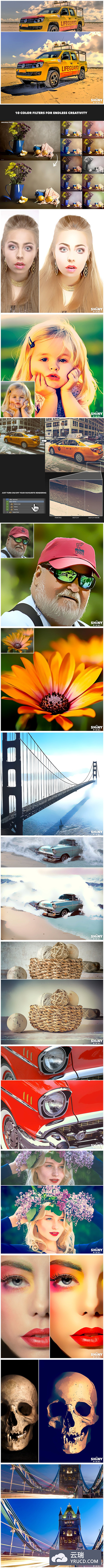 智能优秀的PS人像处理动作下载atn