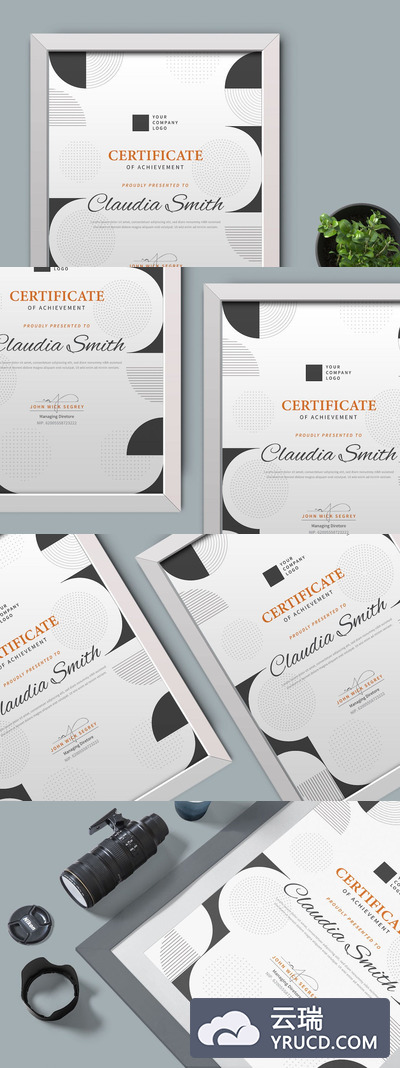 证书/文凭模板专业版[Ai]