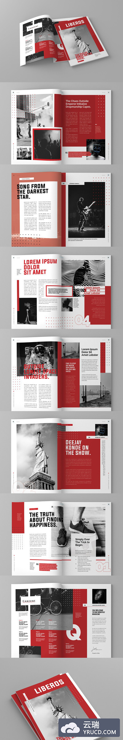 杂志画册设计模板