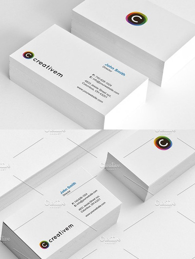 极简主义商业名片模板 Minimal Business Card Template