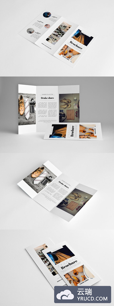 三折页画册模板 Trifold Product Brochure