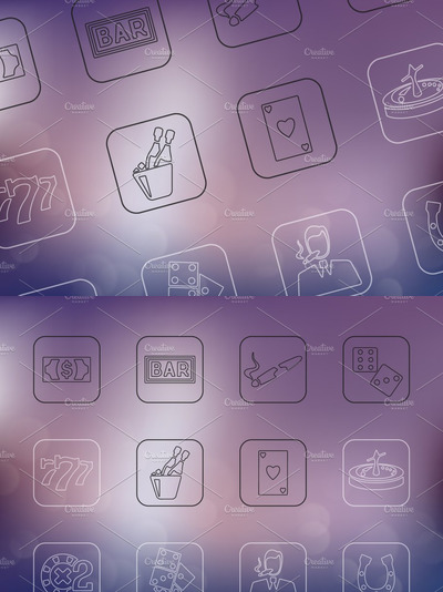 游戏图标素材 12 CASINO icons