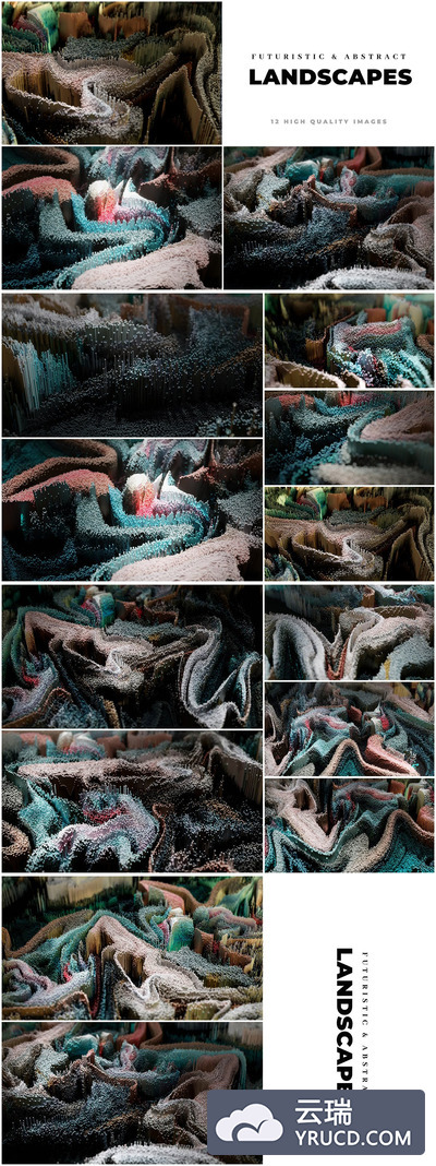 抽象震撼的梨子束背景底纹纹理集合