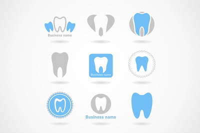 牙齿矢量图标 Tooth an icon