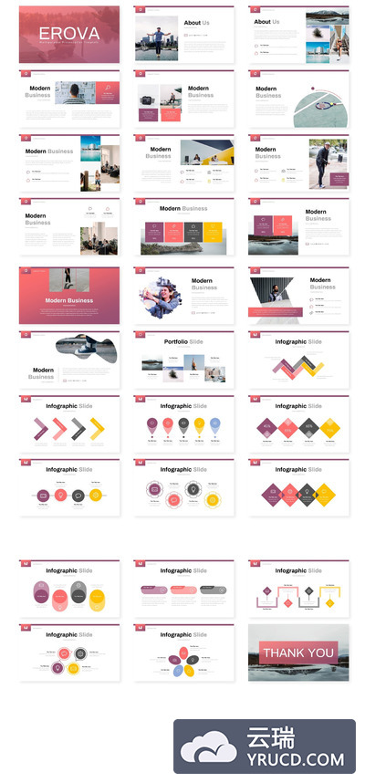 高端的大数据商业计划书PPT模板下载[PPTX]