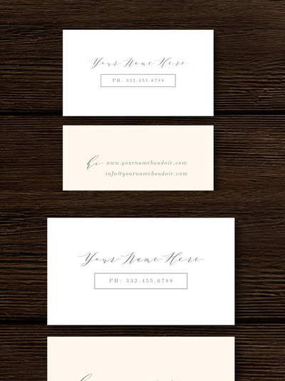 商业艺术名片模板 Fine-Art Business Card Template