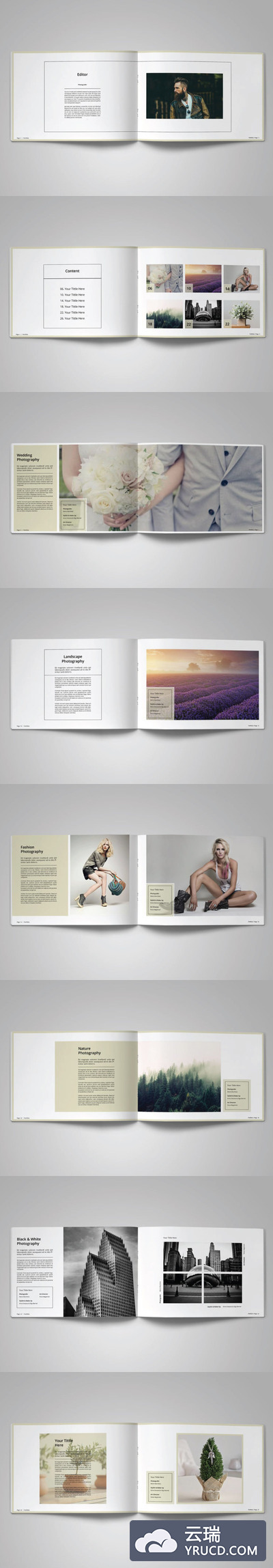 大图画册图册模板下载[indd]