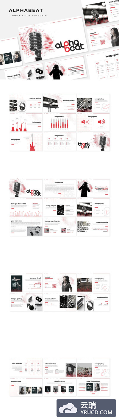 简约时尚得Google Slides谷歌幻灯片演示模板（pptx）