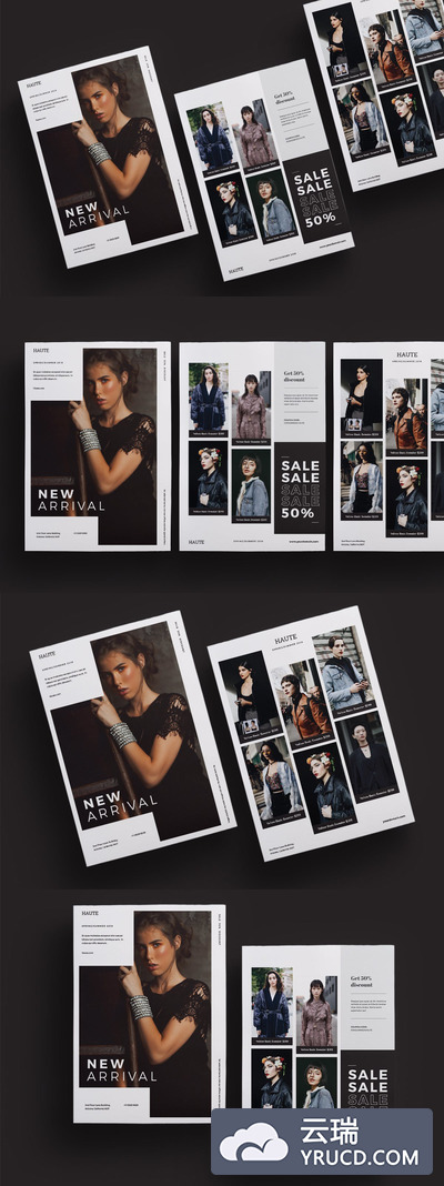 时尚高端专业的高品质DM宣传单海报设计模板