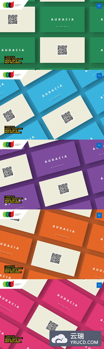 极简主义名片设计 QR Minimal - Business Card 39