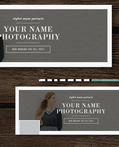 社交图片画册模板 Photographer Facebook Timeline