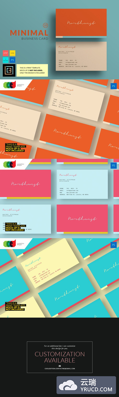 商业名片设计模板 Business Card 37