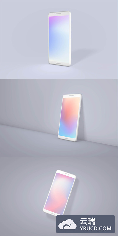 Google Pixel Android 安卓手机样机下载[PSD]