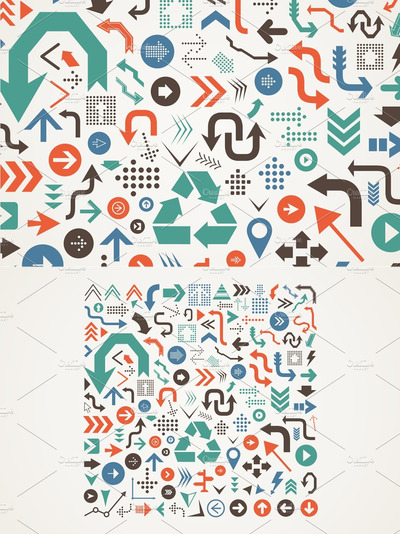 箭头矢量图标 Arrow collection7