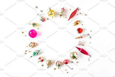 圣诞节环状元素素材下载 [高清JPG]