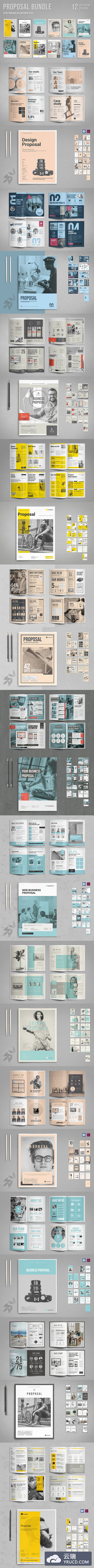 12款时尚现代多用途的杂志INDD模板套装