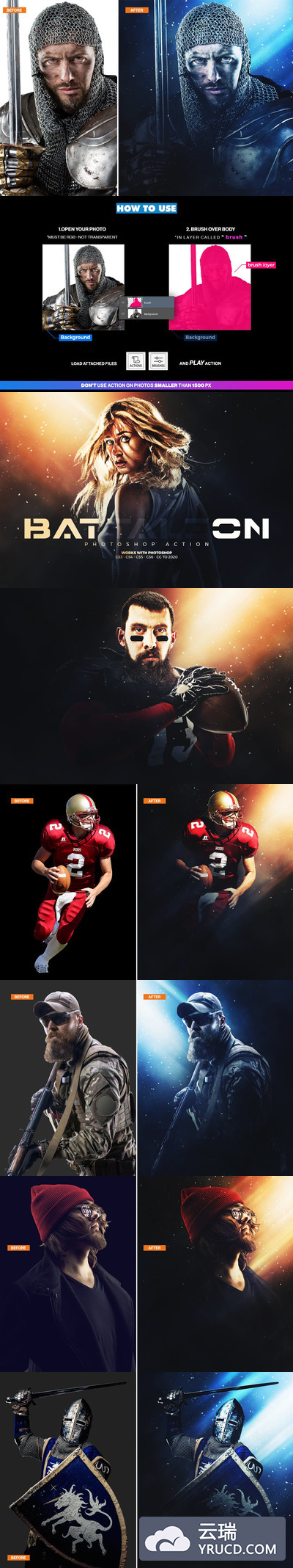 游戏军队效果的PS动作文件下载[atn]