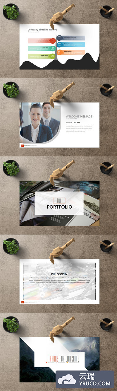 高端商业计划书大数据PPT模板下载[PPTX]