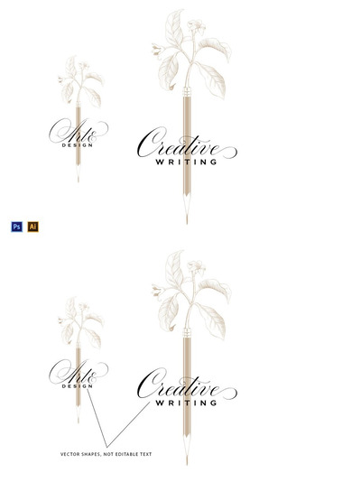 创意会徽插画 Creative business emblem