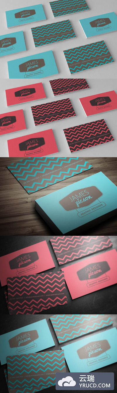 创意名片设计模板 Creative Clean - Business Card