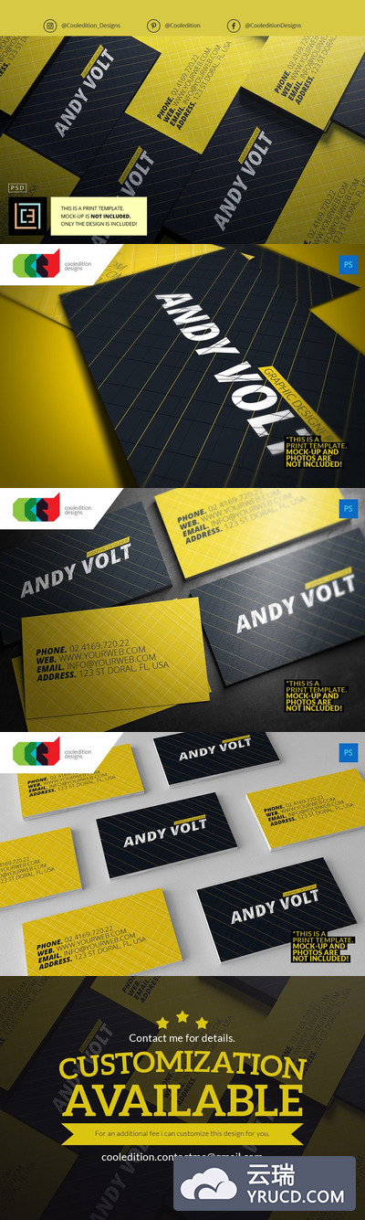 商业名片设计模板 Business Card 11