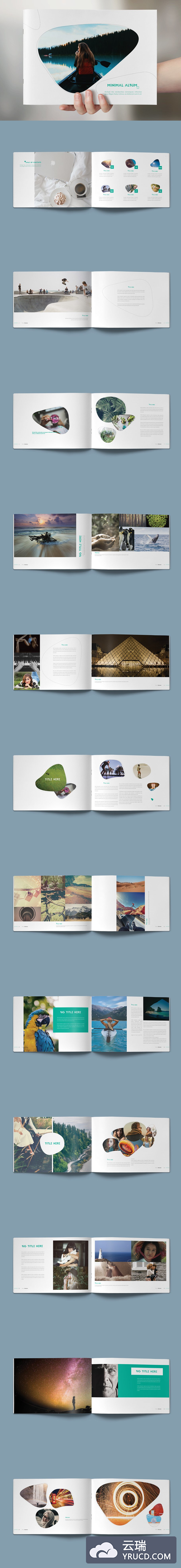 极简主义画册模板 Minimal Photo Album