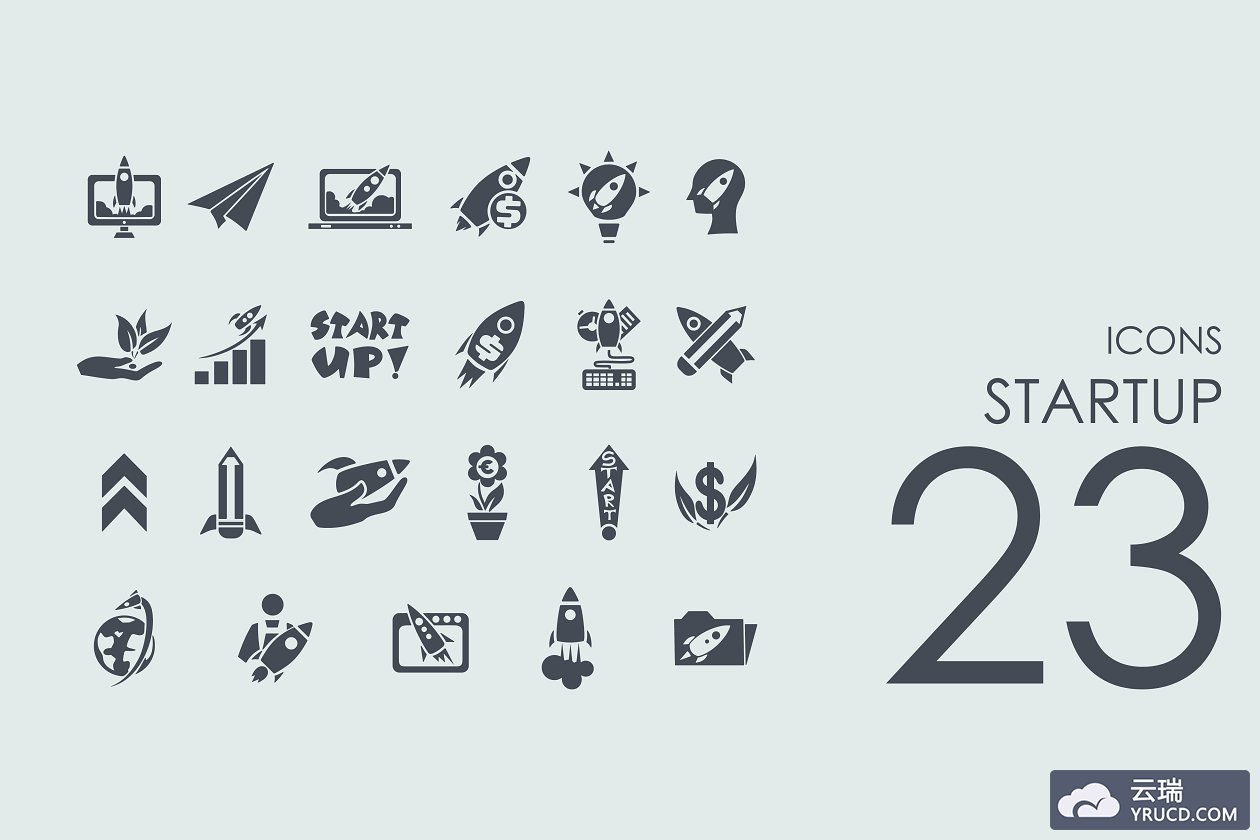 启动图标素材 23 Startup icons