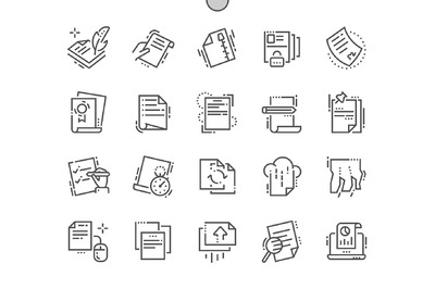 文件图标素材 File Line Icons