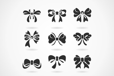 蝴蝶结图标素材 Bow