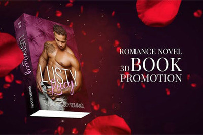 浪漫言情小说书籍促销视频ae模板