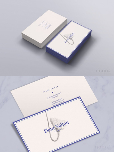 优雅名片设计模板 Elegant Business Card • Fleur