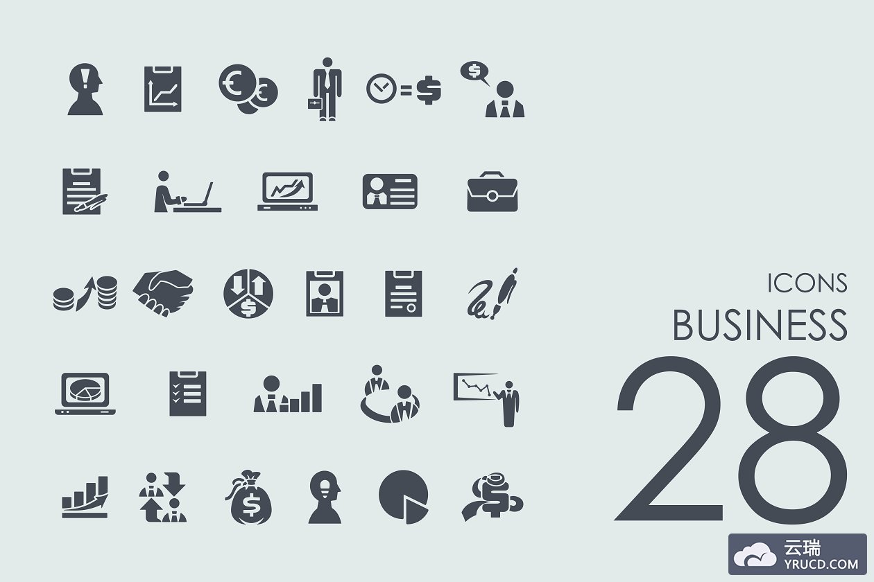 商业图标素材 28 Business icons