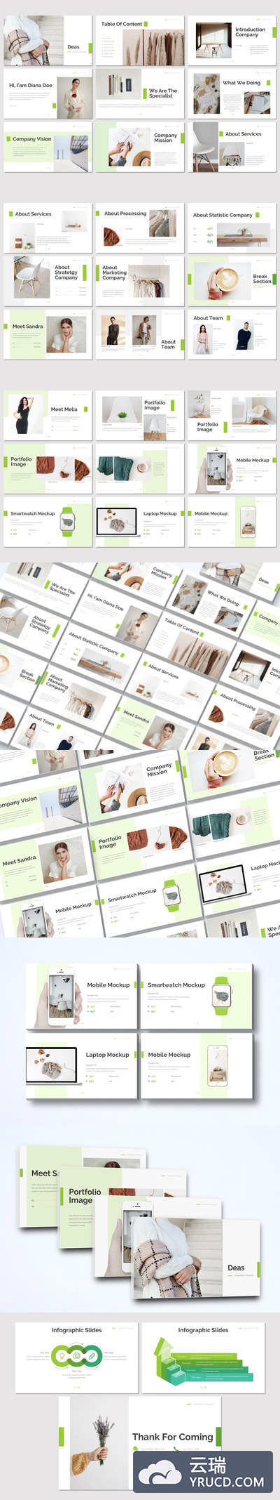 现代简约风格的PPT模板下载[PPTX]