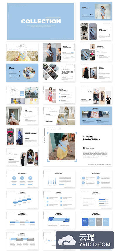 清新简约的PPT模板下载[PPTX]