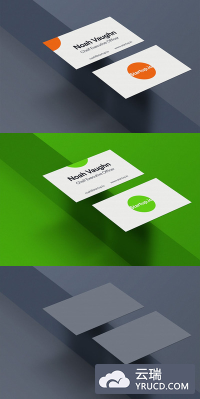 高端商业名片样机下载[PSD]