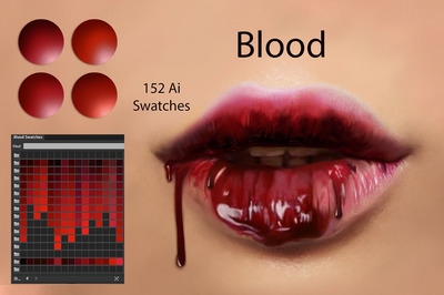 AI血色色板 Blood Ai Swatches