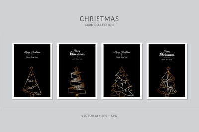 圣诞节高级矢量海报模板下载[Ai]