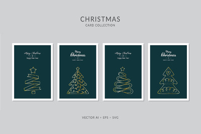 圣诞节高端海报模板下载[Ai]