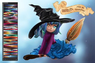 AI色卡调试色盘 Witch Ai Swatches