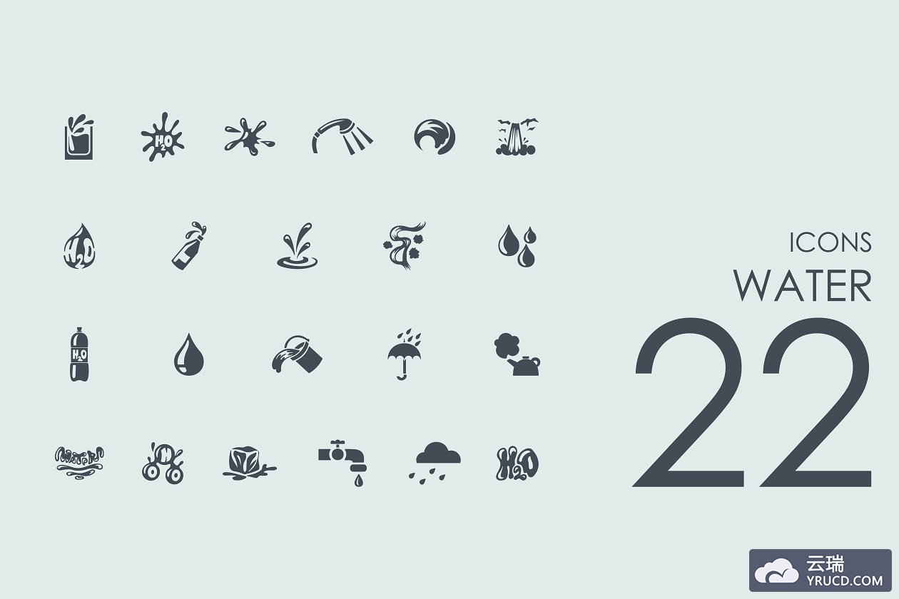 水资源图标素材 22 Water icons