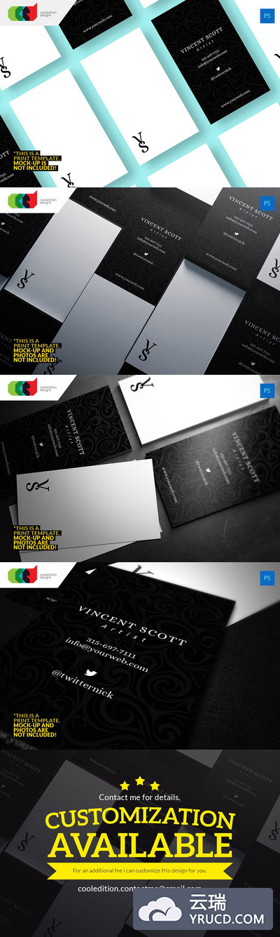 商业名片设计模板 Business Card 27