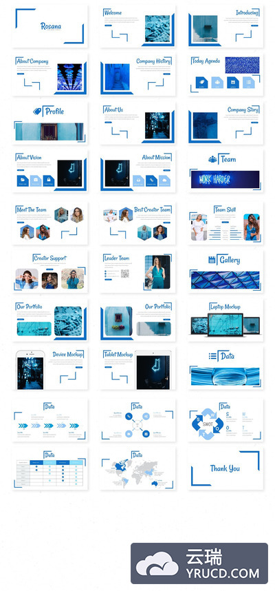 创意产业实用的极简主义PPT模板下载[PPTX]