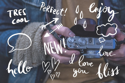 趣味照片图形插画 Fun Graphic Overlays