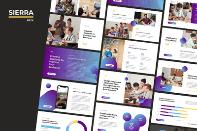 现代风格的商业计划书或工作汇报PPT模板[PPTX]