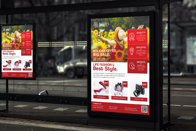 时尚高端简约好用的高品质产品促销打折宣传单DM海报设计模板